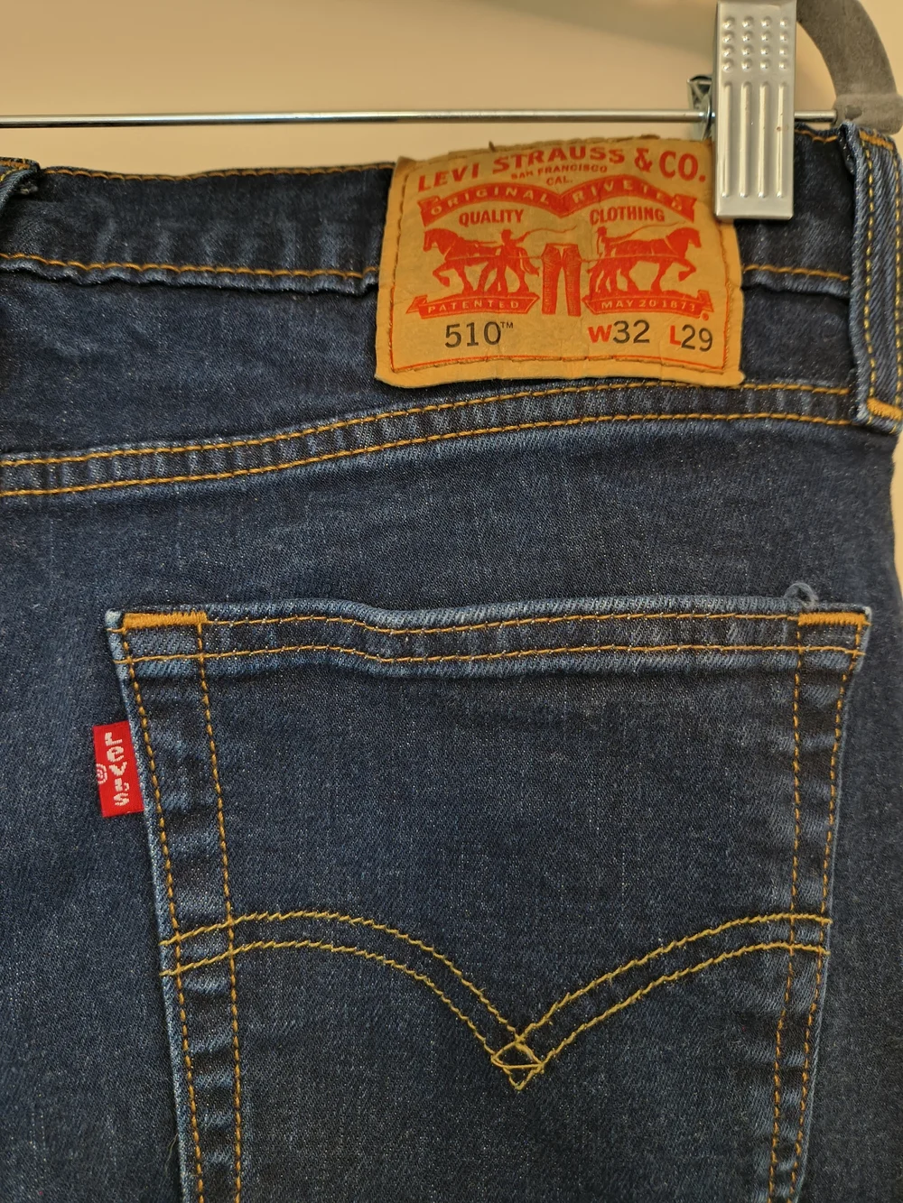 Levi's Slim Straight Dark Blue Jeans